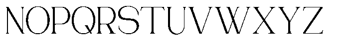 Gentano Athiroen  Serif Semi Condensed Font UPPERCASE