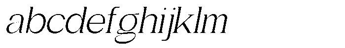 Gentano Athiroen  Serif Semi Expanded Slanted FONT