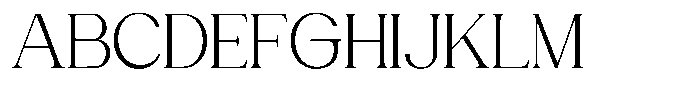 Gentano Athiroen  Serif Semi Expanded Font UPPERCASE