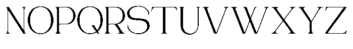 Gentano Athiroen  Serif Semi Expanded Font UPPERCASE