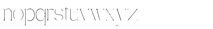 Gentano Athiroen  Serif Thin Condensed Font LOWERCASE