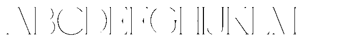 Gentano Athiroen  Serif Thin Expanded Font UPPERCASE