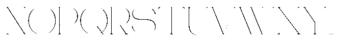 Gentano Athiroen  Serif Thin Expanded Font UPPERCASE