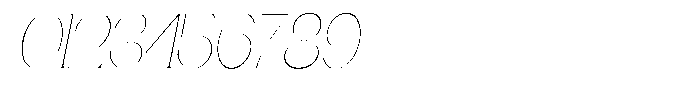 Gentano Athiroen  Serif Thin Extra Condensed Slanted Font OTHER CHARS