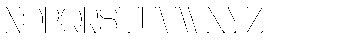 Gentano Athiroen  Serif Thin Extra Condensed Font UPPERCASE