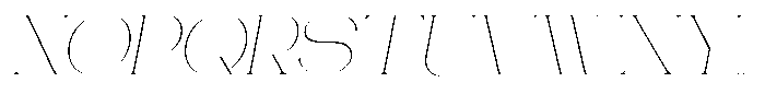 Gentano Athiroen  Serif Thin Extra Expanded Slanted Font UPPERCASE