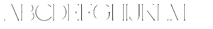 Gentano Athiroen  Serif Thin Extra Expanded Font UPPERCASE