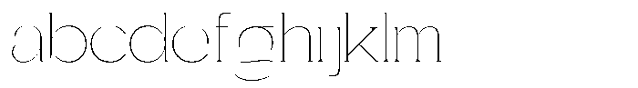 Gentano Athiroen  Serif Thin Extra Expanded FONT
