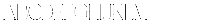 Gentano Athiroen  Serif Thin Semi Condensed Font UPPERCASE
