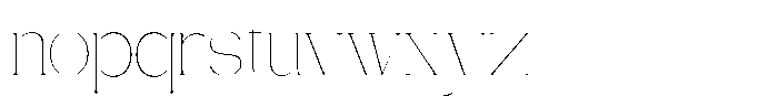 Gentano Athiroen  Serif Thin Semi Condensed Font LOWERCASE