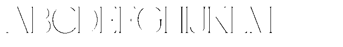 Gentano Athiroen  Serif Thin Semi Expanded Font UPPERCASE