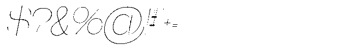 Gentano Athiroen  Serif Thin Slanted Font OTHER CHARS