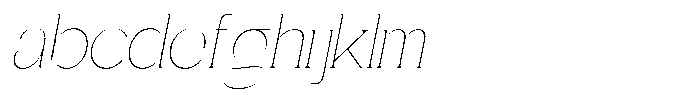 Gentano Athiroen  Serif Thin Slanted FONT