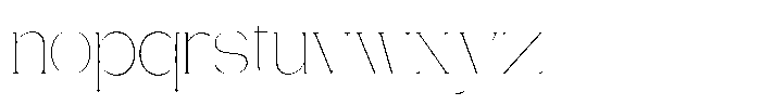 Gentano Athiroen  Serif Thin Font LOWERCASE