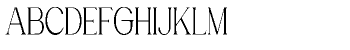 Gentano Athiroen  Serif Ultra Condensed Font UPPERCASE