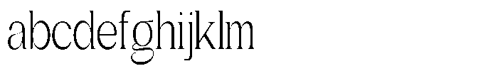 Gentano Athiroen  Serif Ultra Condensed FONT