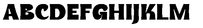Gentar Black Font UPPERCASE