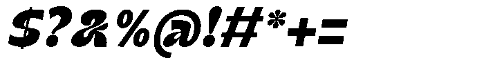 Gentar Bold Italic Font OTHER CHARS
