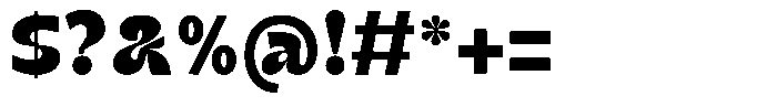 Gentar Bold Font OTHER CHARS