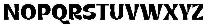 Gentar Bold Font UPPERCASE