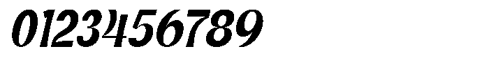 Gentar Italic Font OTHER CHARS