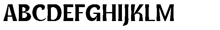 Gentar Medium Font UPPERCASE