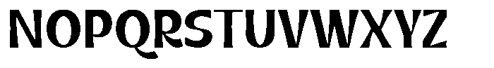Gentar Medium Font UPPERCASE