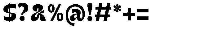 Gentar Semi Bold Font OTHER CHARS