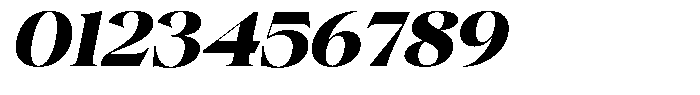 Gentara Black Italic Font OTHER CHARS