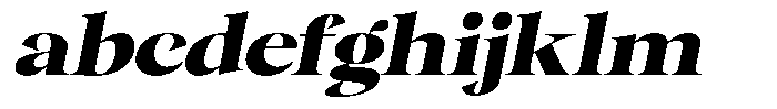 Gentara Black Italic FONT