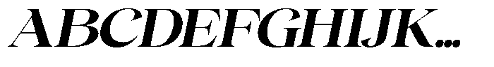 Gentara Bold Italic Font UPPERCASE