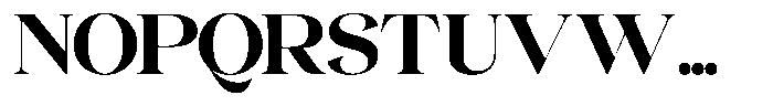 Gentara Bold Font UPPERCASE