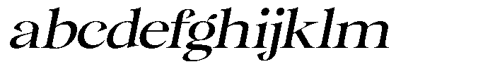 Gentara Italic FONT