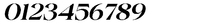 Gentara Semi Bold Italic Font OTHER CHARS