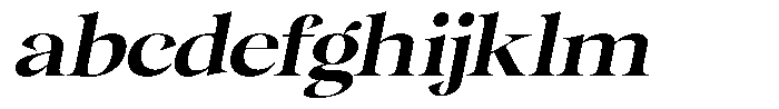 Gentara Semi Bold Italic FONT