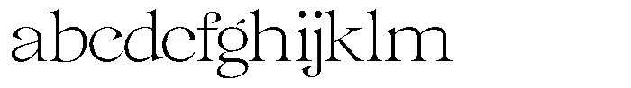 Gentara Thin FONT