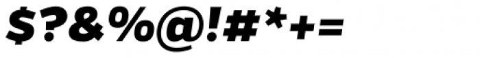 Gentona ExtraBold Italic Font OTHER CHARS