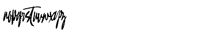 Genttomy Font LOWERCASE