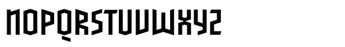 Genus BF Regular Font UPPERCASE