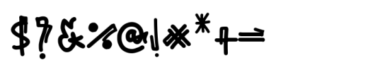 Genzi Street Graffiti Font OTHER CHARS