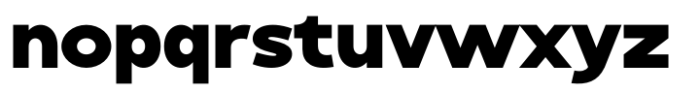Genzo Bold Font LOWERCASE