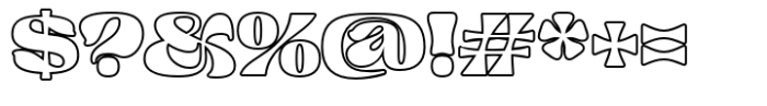 Geo Core Outline Font OTHER CHARS