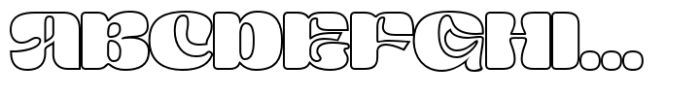 Geo Core Outline Font UPPERCASE