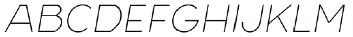 Geo Deco Light Italic Font UPPERCASE