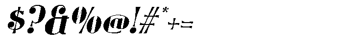 Geoffrey Italic Font OTHER CHARS