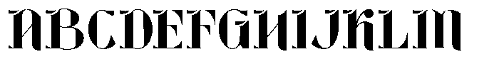Geoffrey Regular Font UPPERCASE