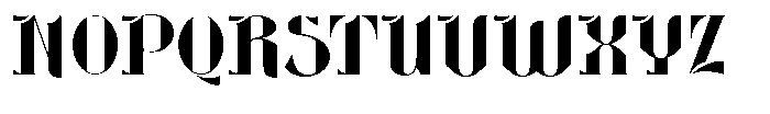 Geoffrey Regular Font UPPERCASE
