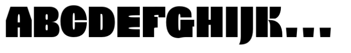 Geofota Font UPPERCASE