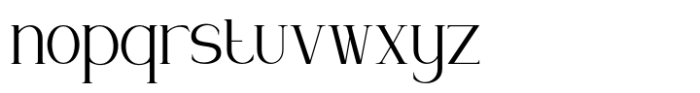 Geogira Light Font LOWERCASE