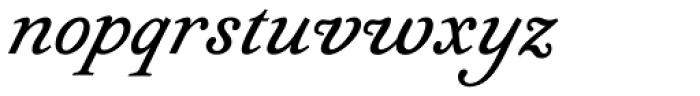 Geographica Italic Font LOWERCASE